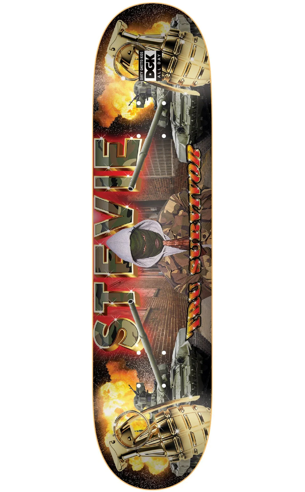 DGK x Stevie Williams 'Ghetto Fab' Deck - Multi