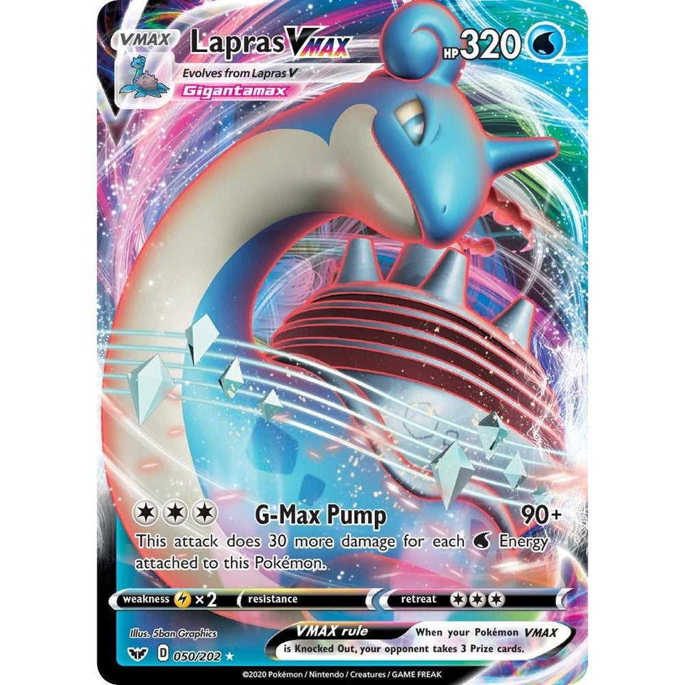 Lapras VMAX (050/202) (SWSH01)