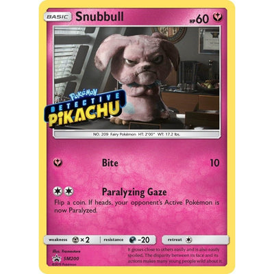Snubbull - SM200 (Detective Pikachu Stamped) (SM200) (SMP)
