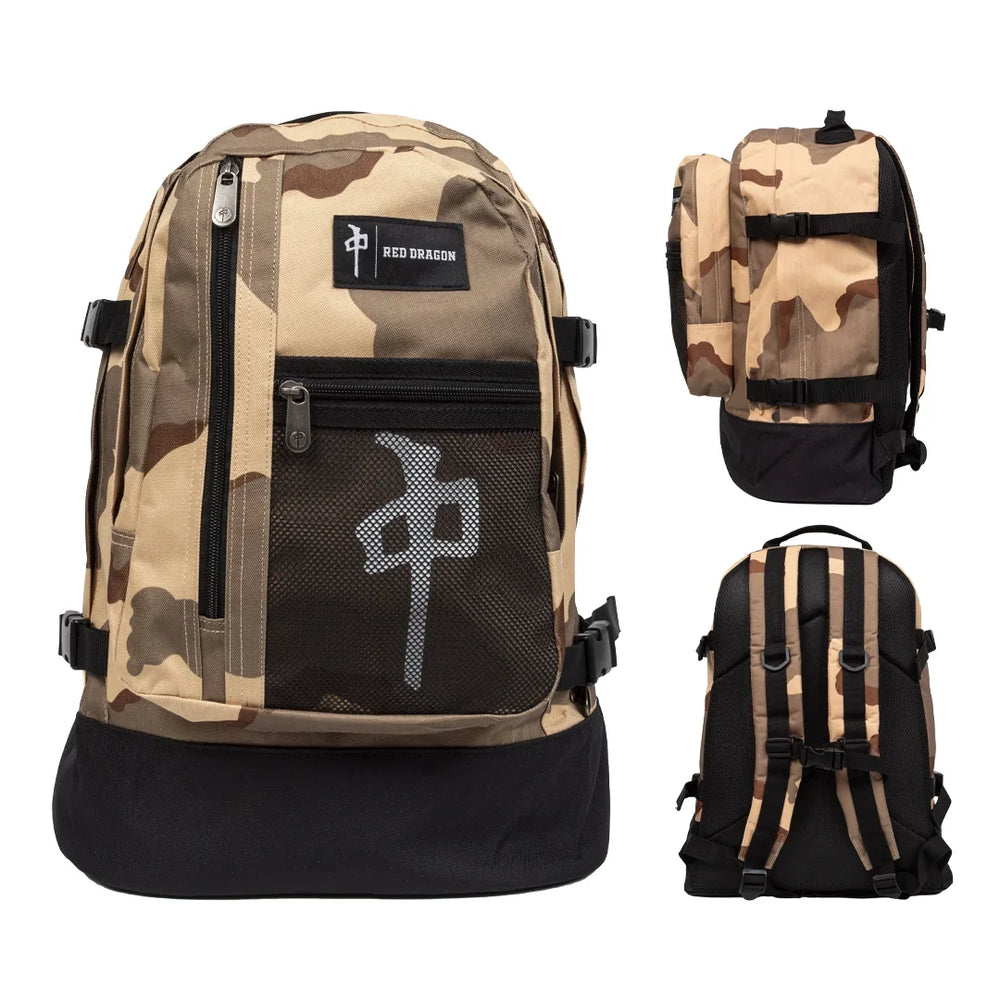 Red Dragon 'Explorer' Backpack - Tan Camo