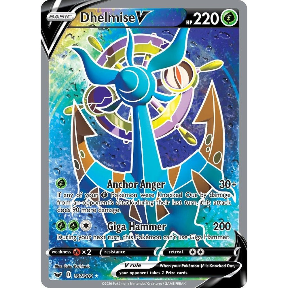 Dhelmise V (Full Art) (187/202) (SWSH01)