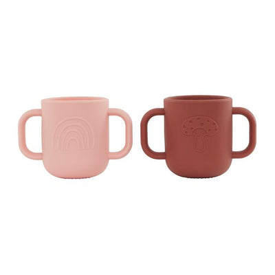 Kappu Cup - Lot de 2 - Corail / Noix de muscade