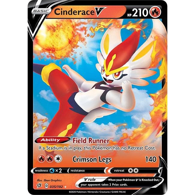 Cinderace V (035/192) (SWSH02)