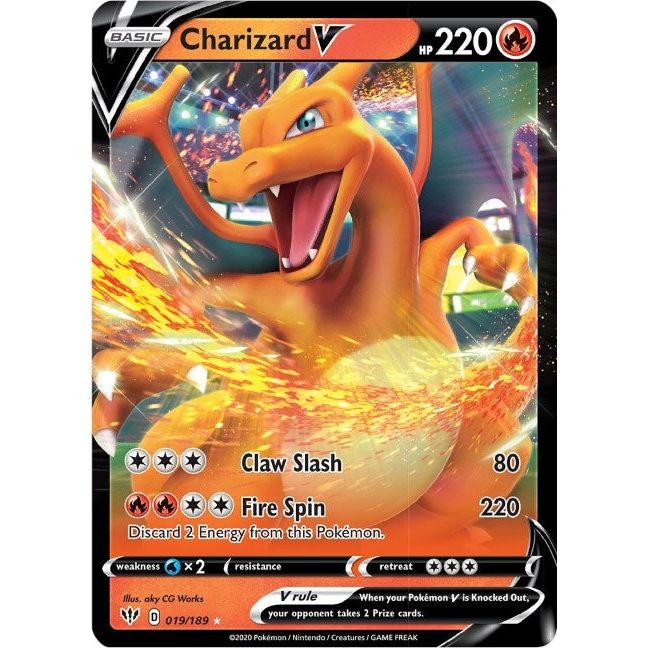 Charizard V (019/189) (SWSH03)