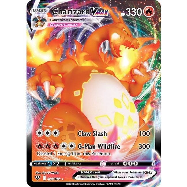 Charizard VMAX (020/189) (SWSH03)