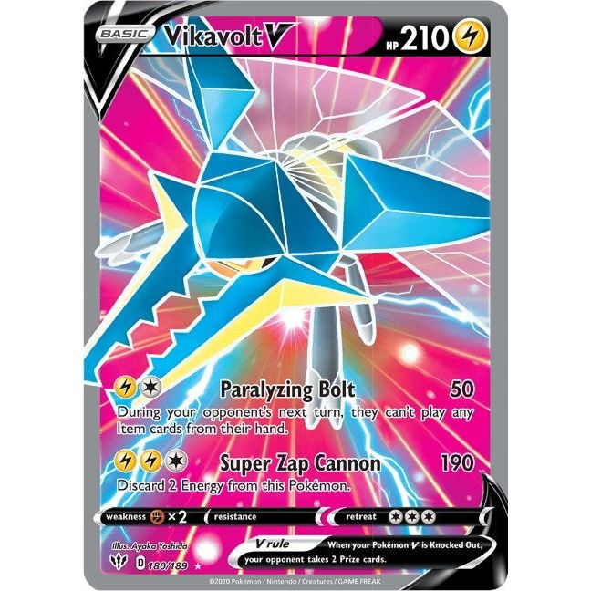 Vikavolt V (Full Art) (180/189) (SWSH03)