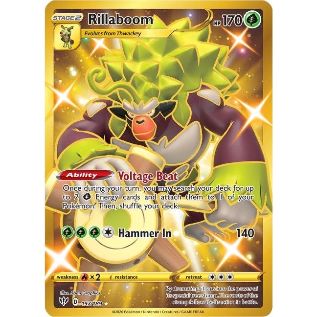 Rillaboom (Secret) (197/189) (SWSH03)
