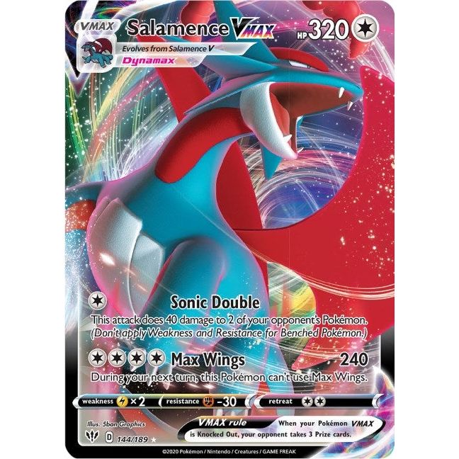 Salamence VMAX (144/189) (SWSH03)