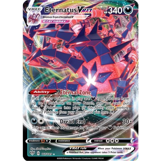 Eternatus VMAX (117/189) (SWSH03)