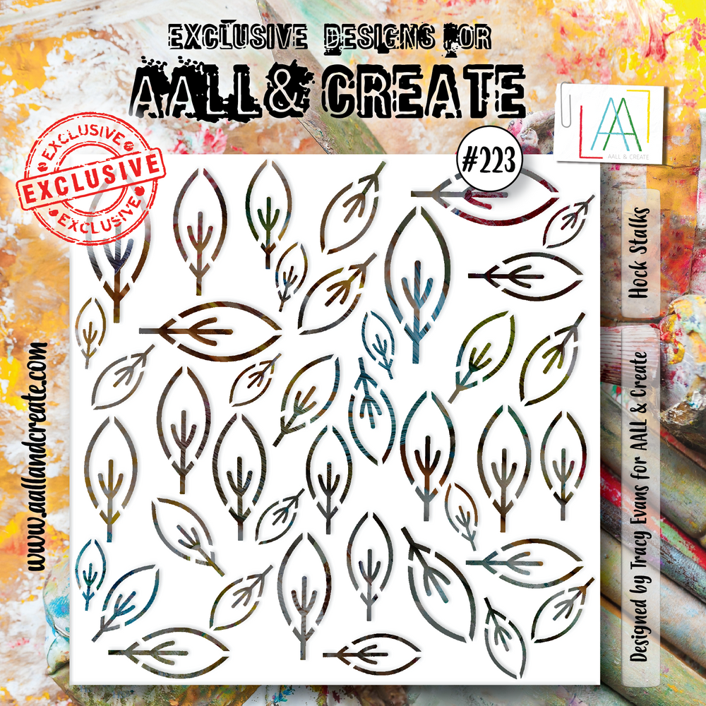 AALL and Create - Pochoir 15x15 cm - Hock Stalks
