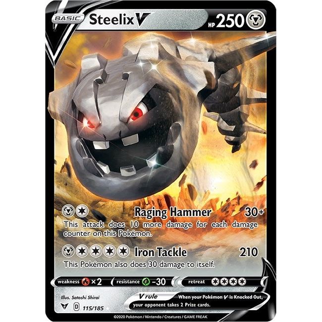 Steelix V (115/185) (SWSH04)