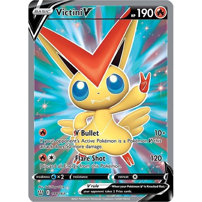Victini V (Art Complet) (144/163) (SWSH05)