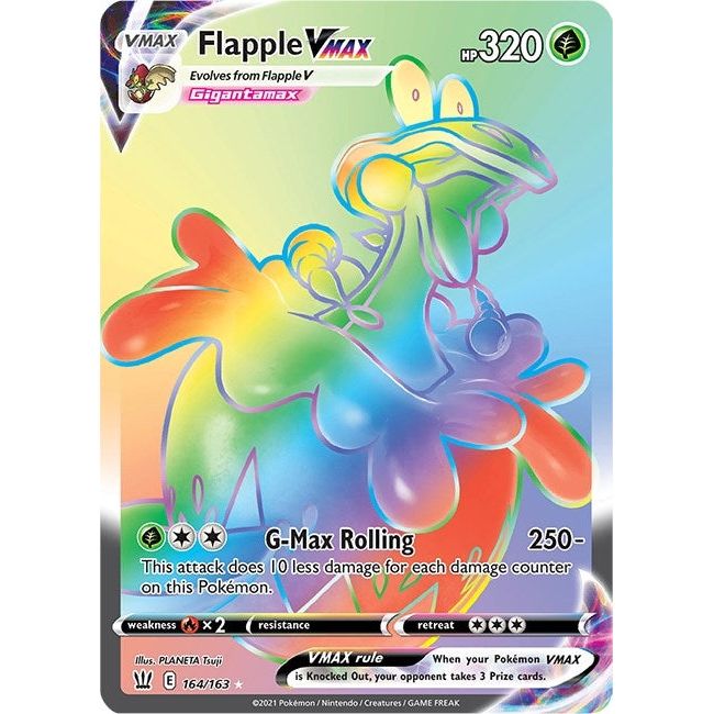 Flapple VMAX (Secret) (164/163) (SWSH05)