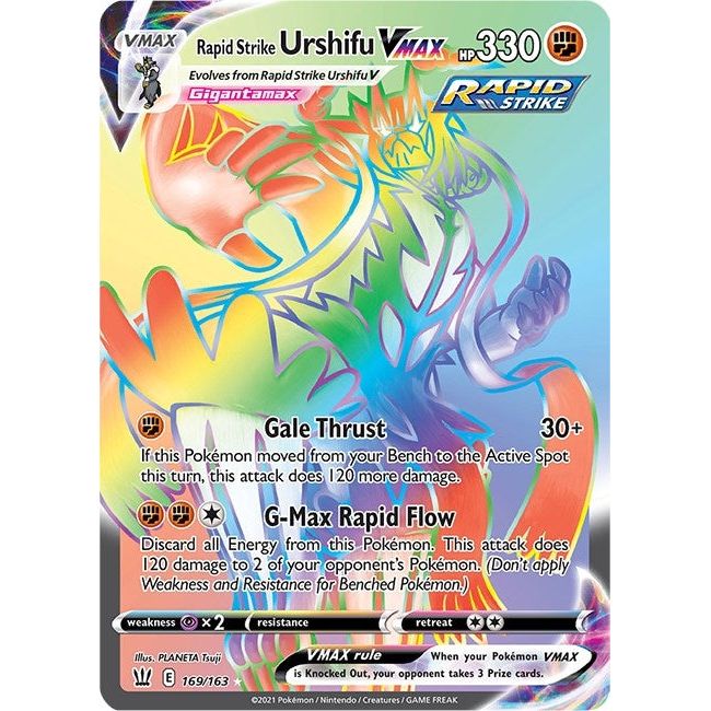 Urshifu Rapide Poing VMAX (Secret) (169/163) (SWSH05)