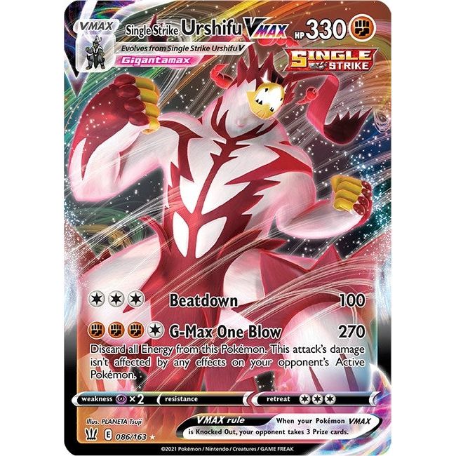 Single Strike Urshifu VMAX (086/163) (SWSH05)