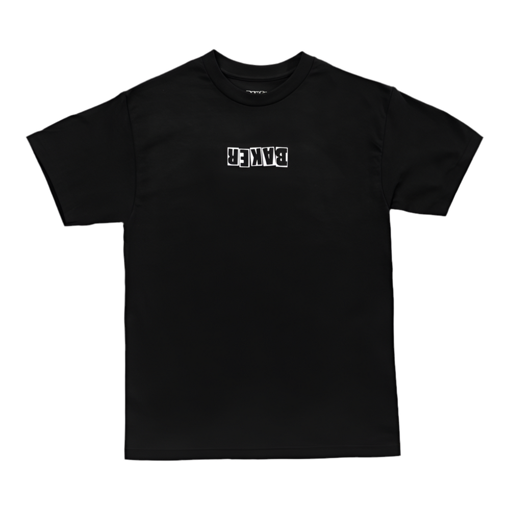 Baker 'Upside Down Brand Logo' Tee - Black