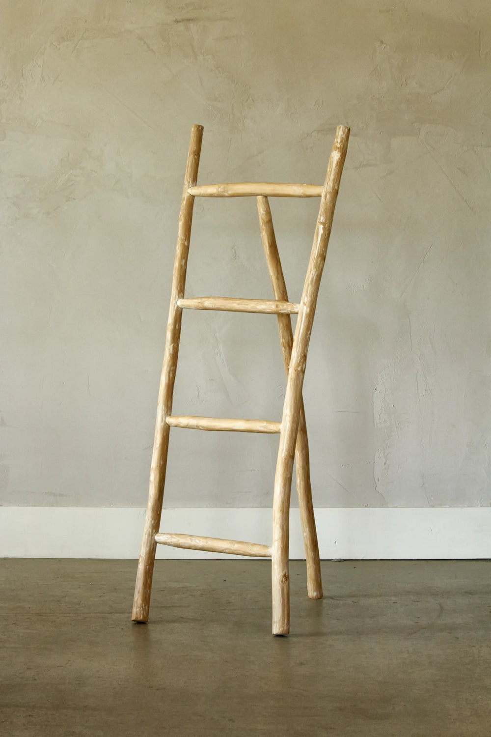 Teak Branch 3-Legged Ladder