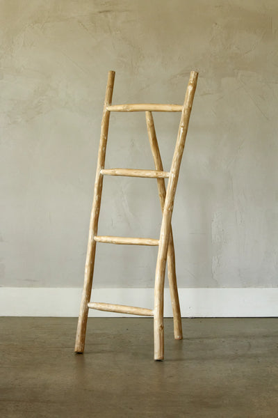 Teak Branch 3-Legged Ladder