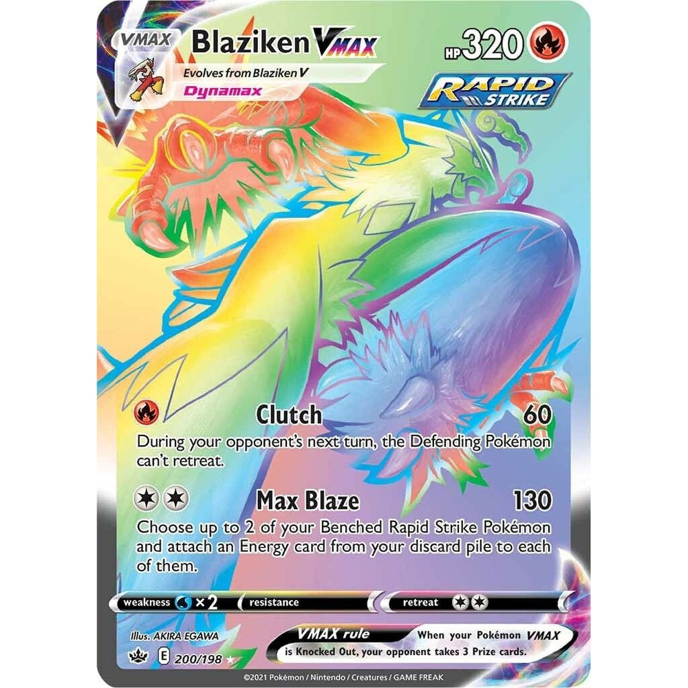 Blaziken VMAX (Secret) (200/198) (SWSH06)