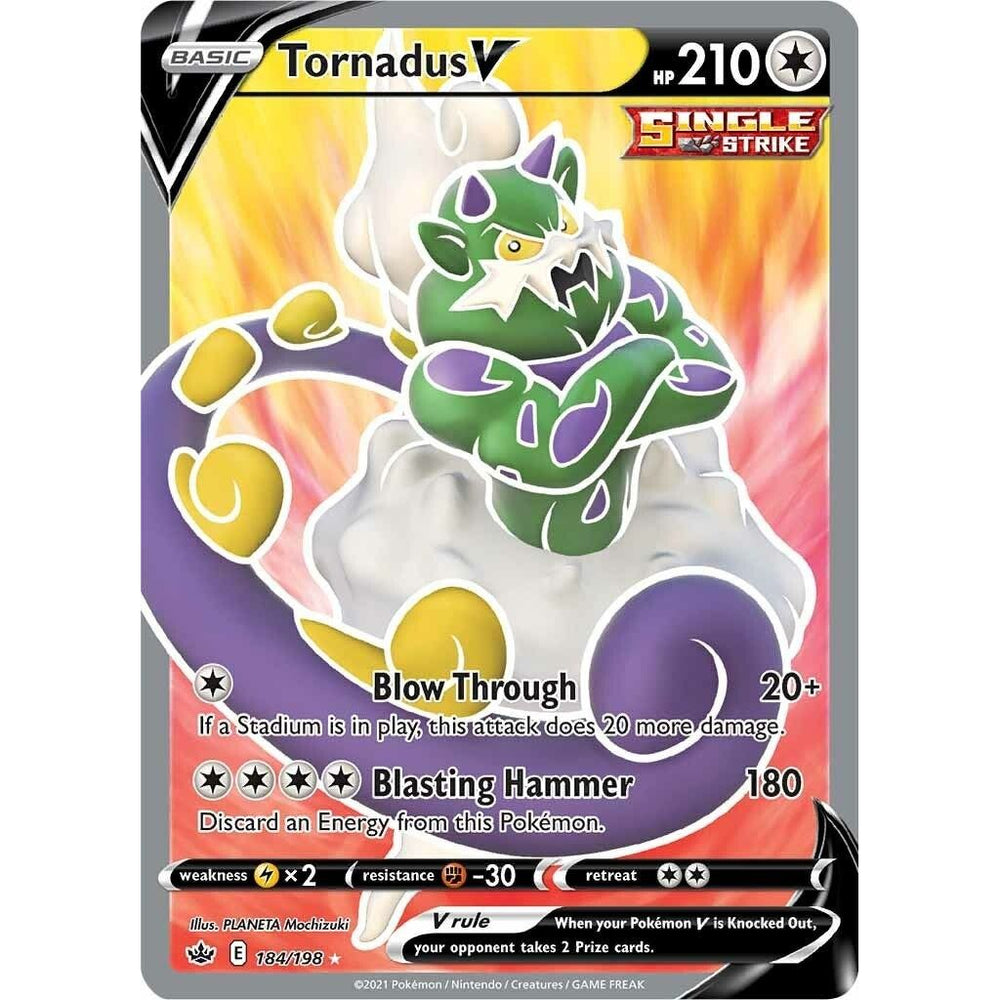 Tornadus V (Art Complet) (184/198) (SWSH06)