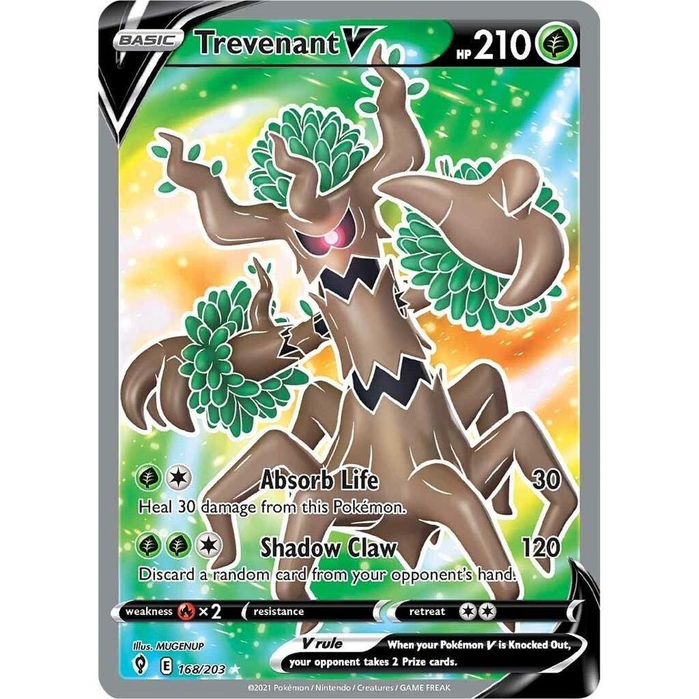 Trevenant V (Full Art) (168/203) (SWSH07)