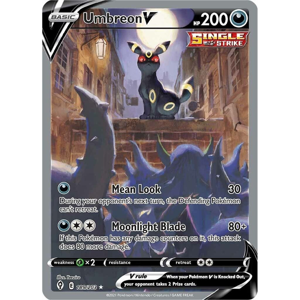 Umbreon V (Alternate Full Art) (189/203) (SWSH07)