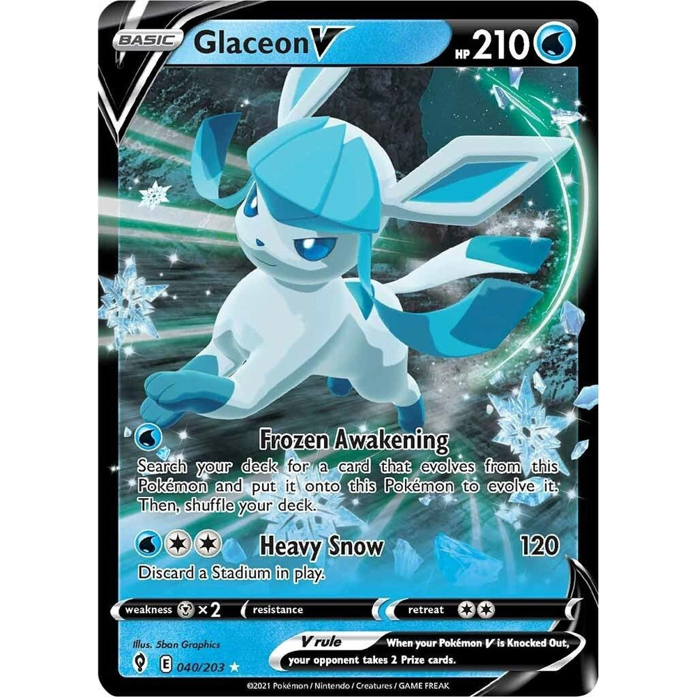Glaceon V (040/203) (SWSH07)