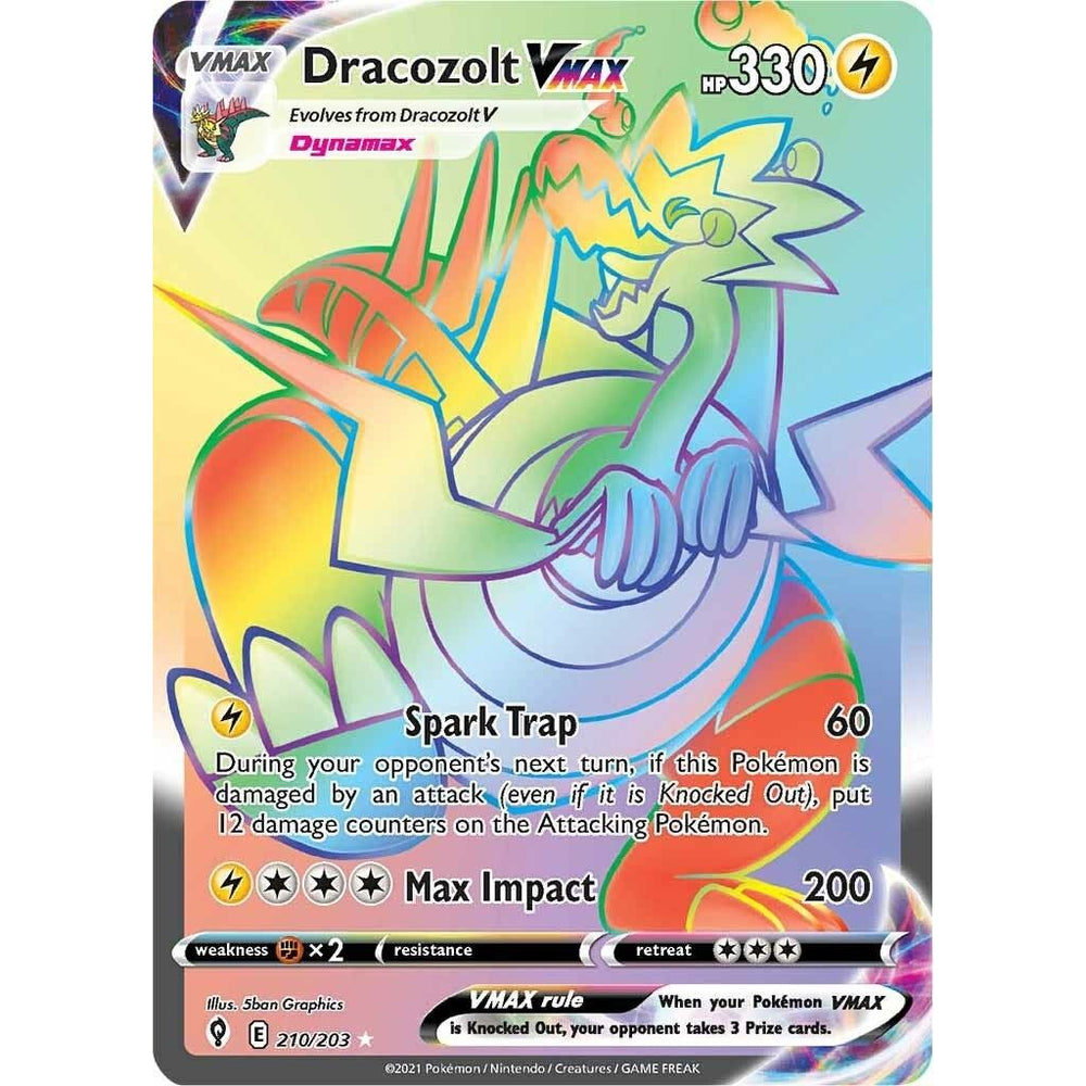 Dracozolt VMAX (Secret) (210/203) (SWSH07)