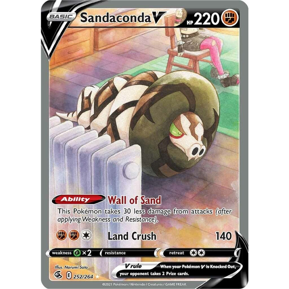 Sandaconda V (Alternate Full Art) (252/264) (SWSH08)