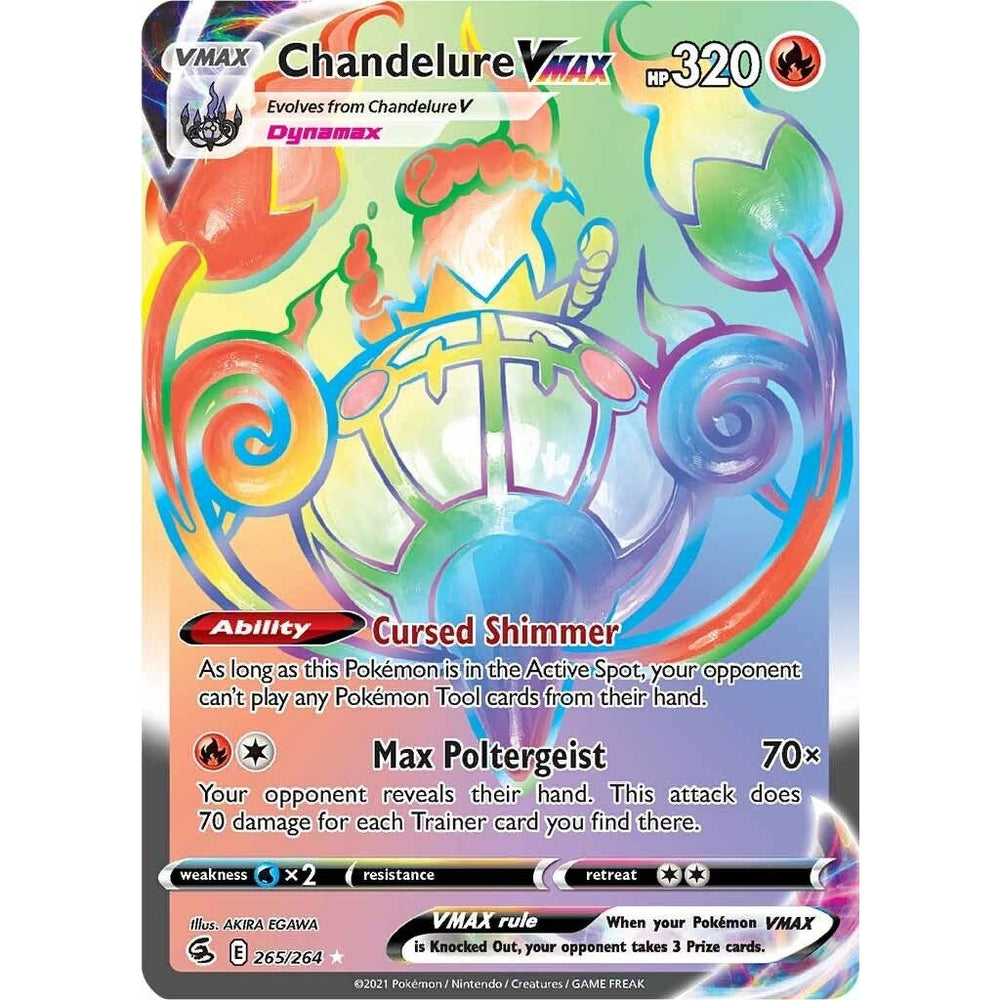 Chandelure VMAX (Secret) (265/264) (SWSH08)