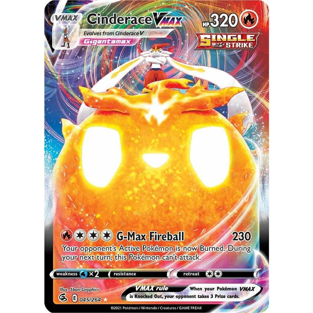 Cinderace VMAX (045/264) (SWSH08)
