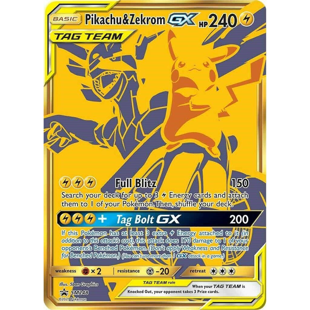 Pikachu & Zekrom GX - SM248 (SM248) (SMP)