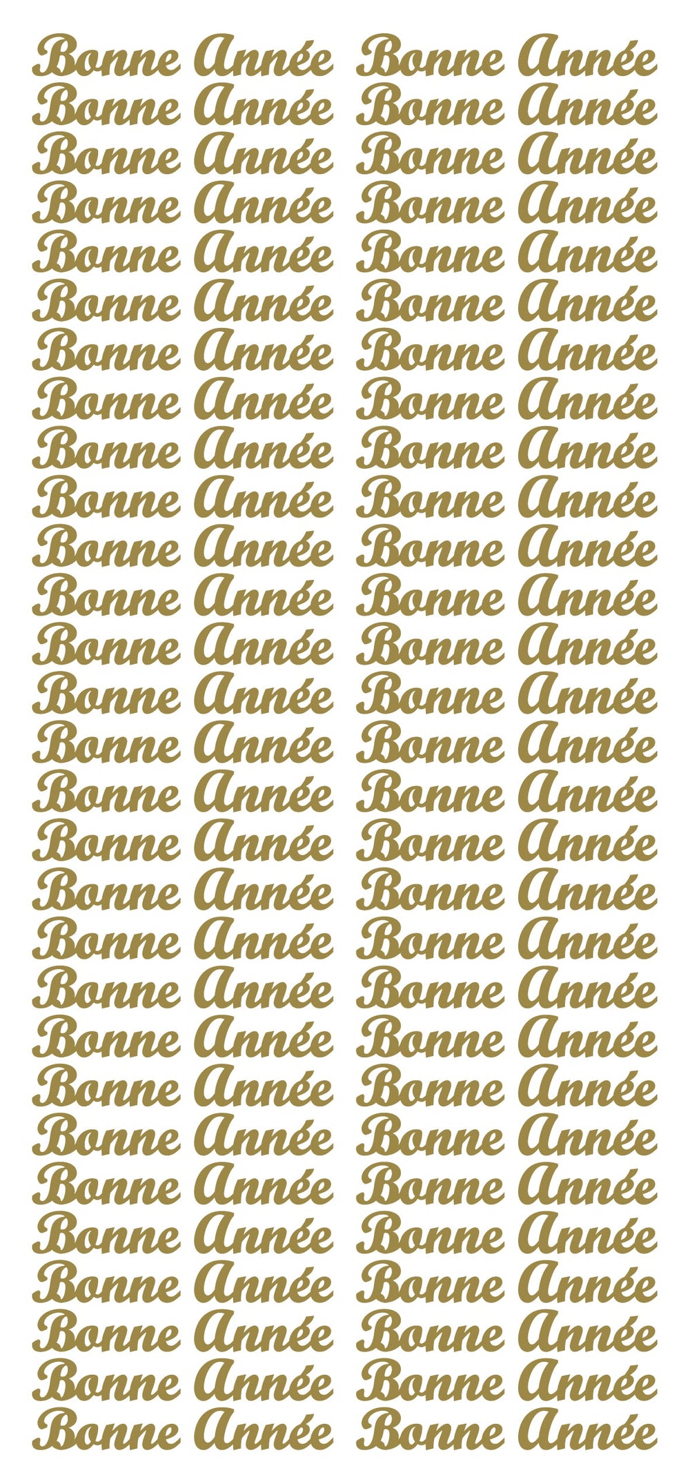 Peel Off Stickers - Bonne Année