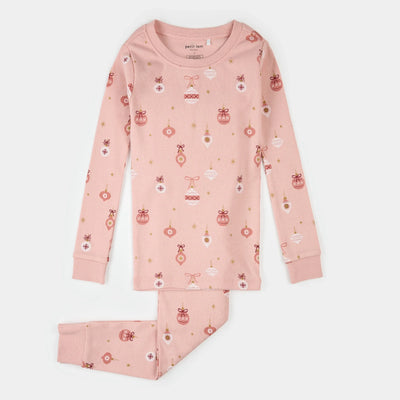 PJ Set | Ornaments Print on Rose | Petit Lem