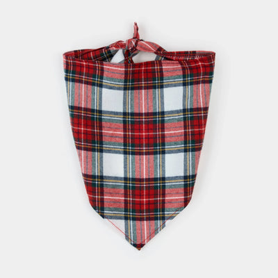 Dog Bandana | Red Tartan Plaid | Petit Lem