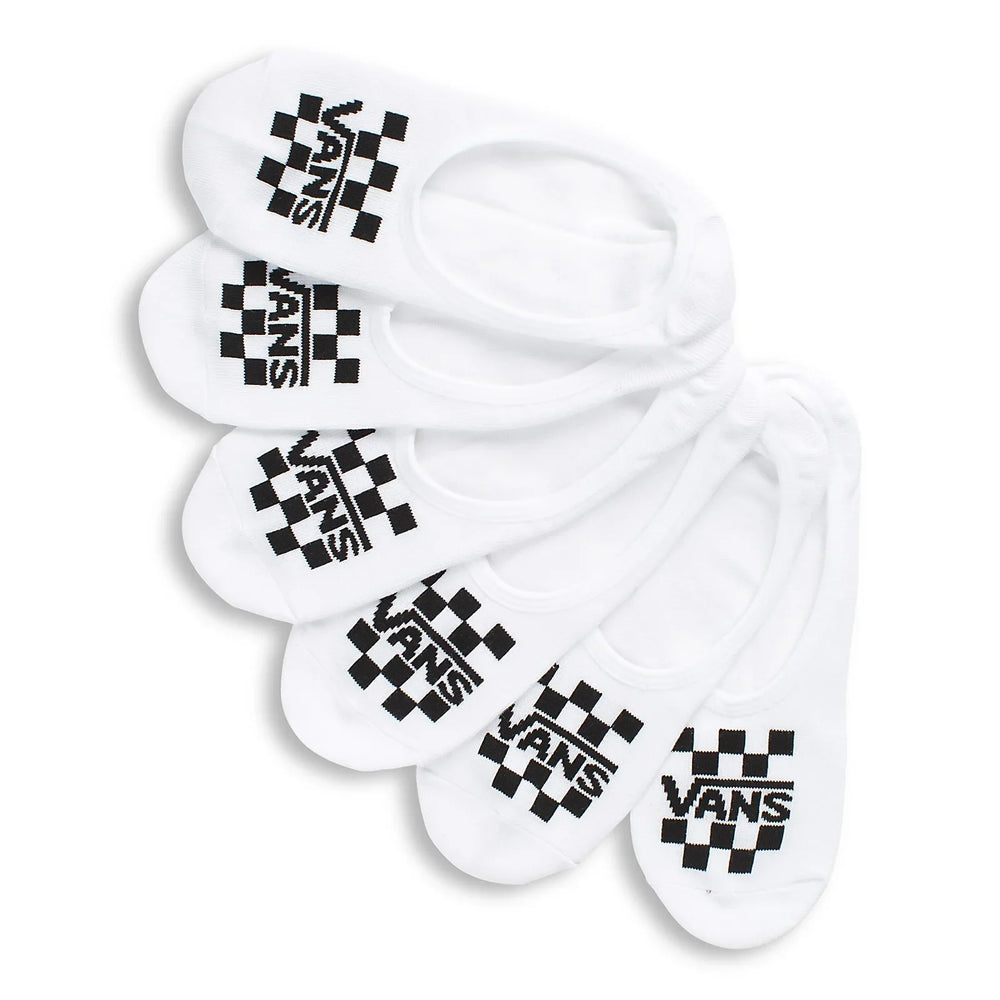 Chaussettes 'No Show' Vans - Carreaux Blanc/Noir