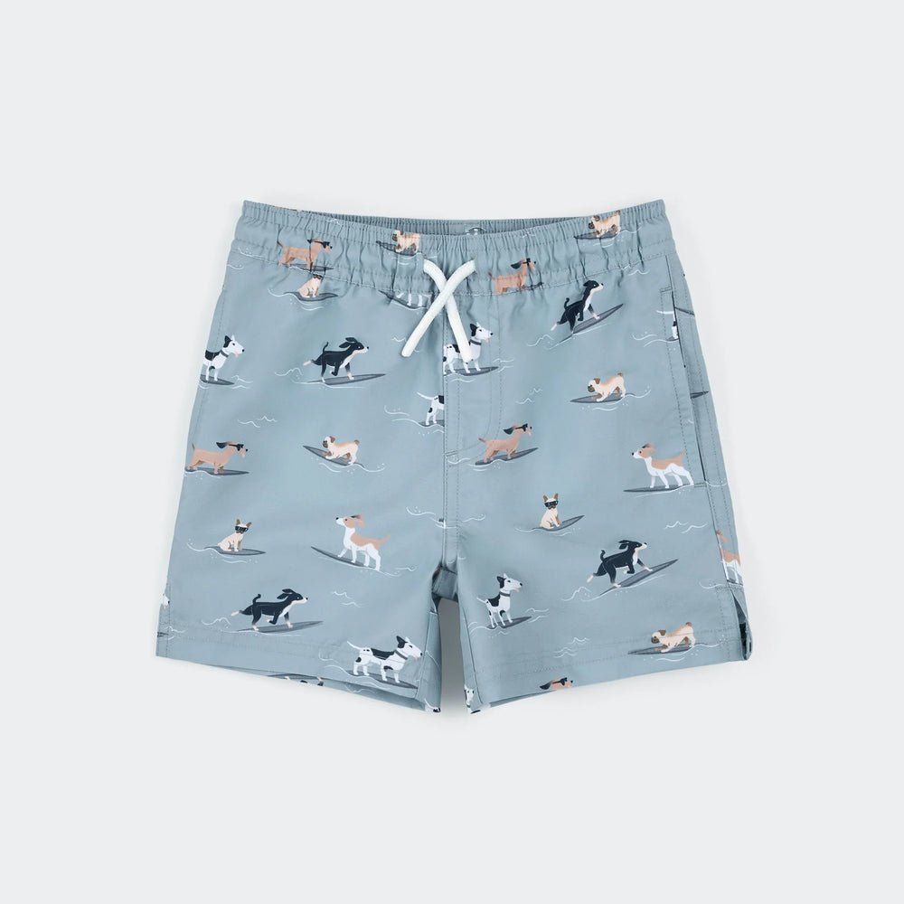 Maillot de bain | Chiens surfeurs bleu | Petit Lem