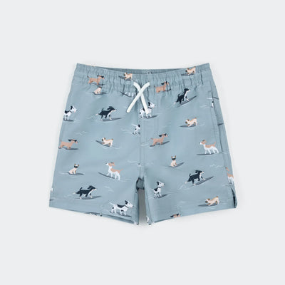 Maillot de bain | Chiens surfeurs bleu | Petit Lem