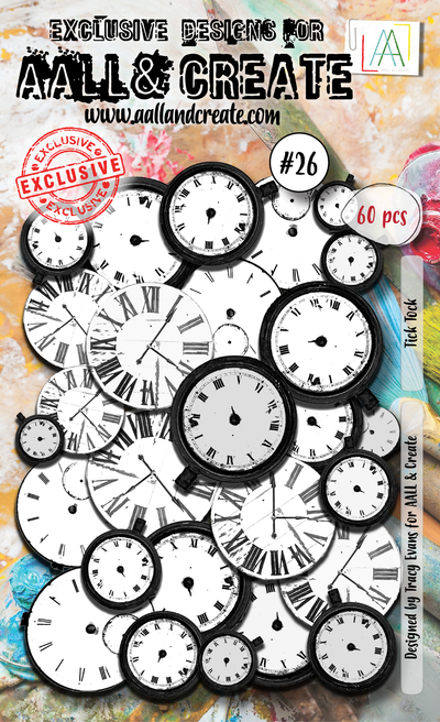 AALL and Create  Ephemera Die-Cuts - 26 - Tick Tock