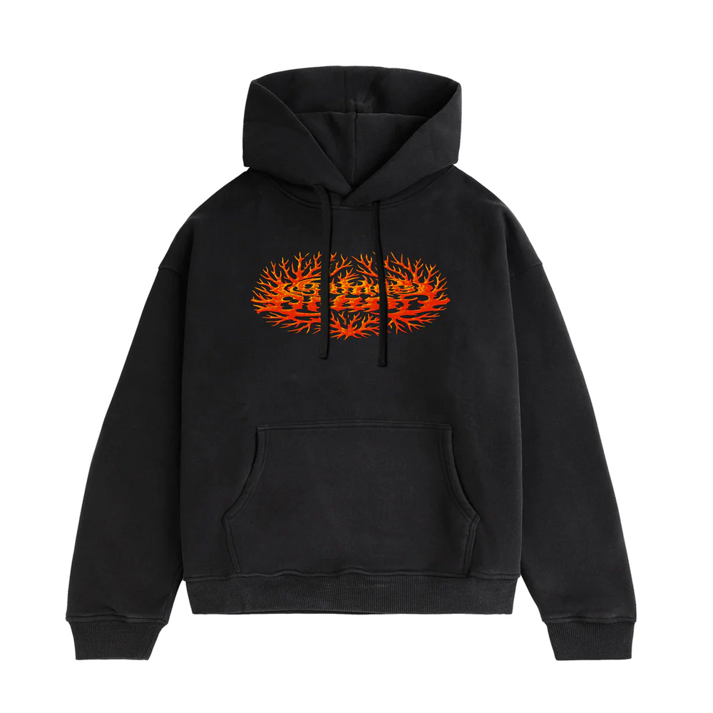 Chandail à capuchon 'Coral' de Satan’s Drano - Noir