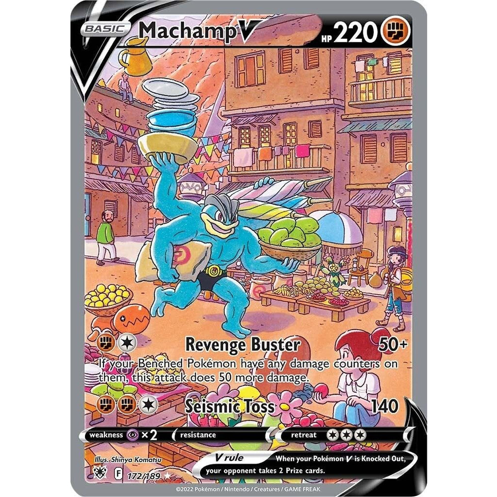 Machamp V (Alternate Full Art) (172/189) (SWSH10)