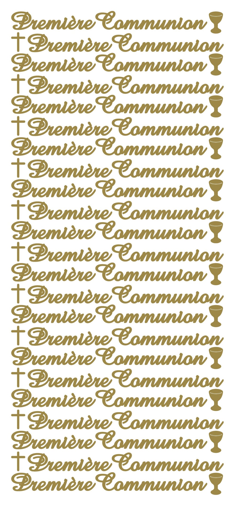 Peel Off Stickers - Première Communion