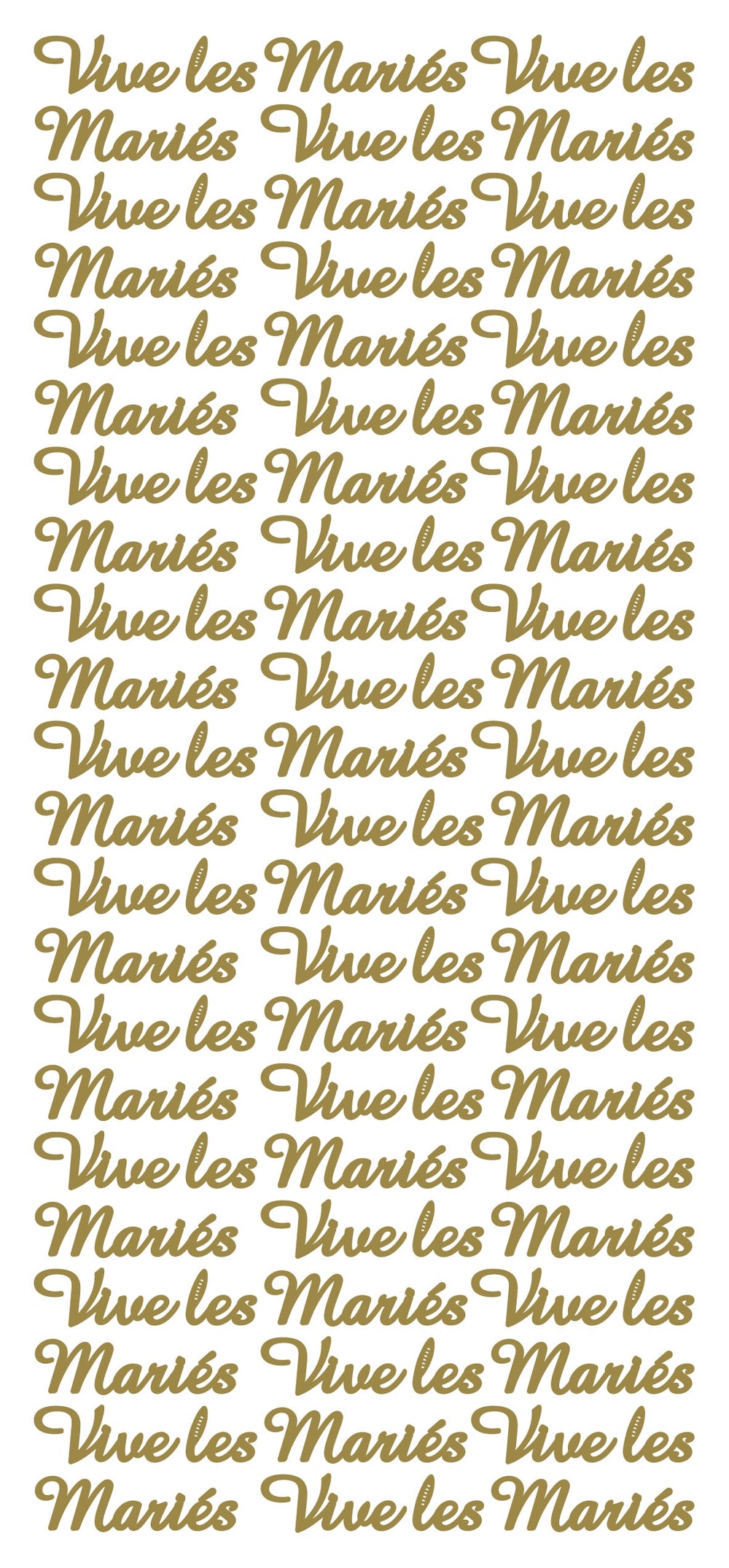 Peel Off Stickers - Vive les Mariés