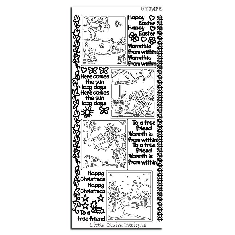 Sticker Scènes saisonnières