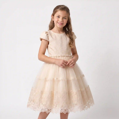 Robe à Manches Courtes Lacy's