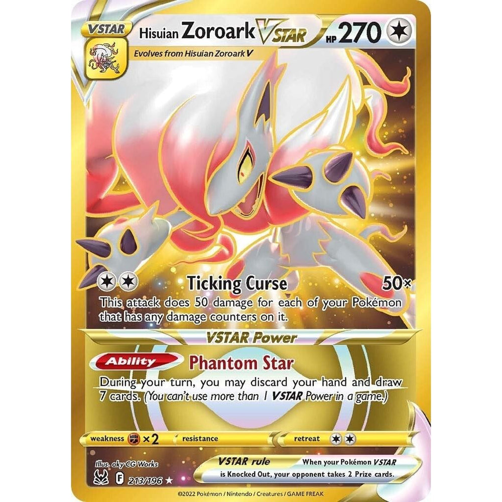 Zoroark de Hisui VSTAR (213) (Secret) (213/196) (SWSH11)