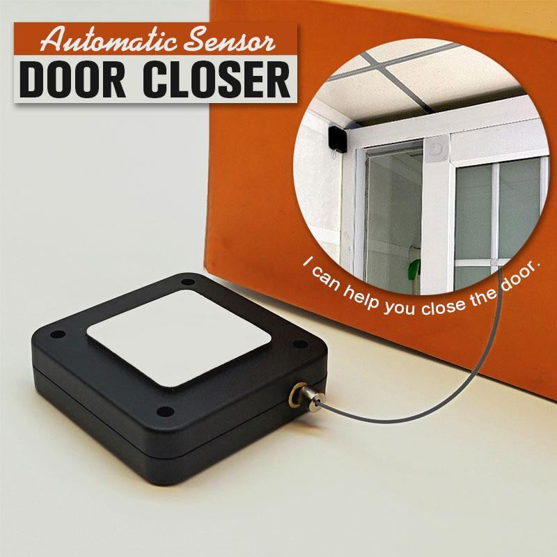 Ferme-porte automatique sans perçage à fermeture douce pour portes coulissantes et en verre, tension de 500g à 1000g