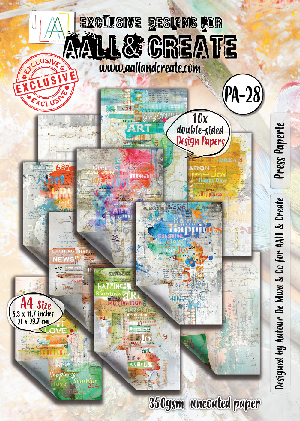 AALL and Create - Papier Design A4 - Press Paperie