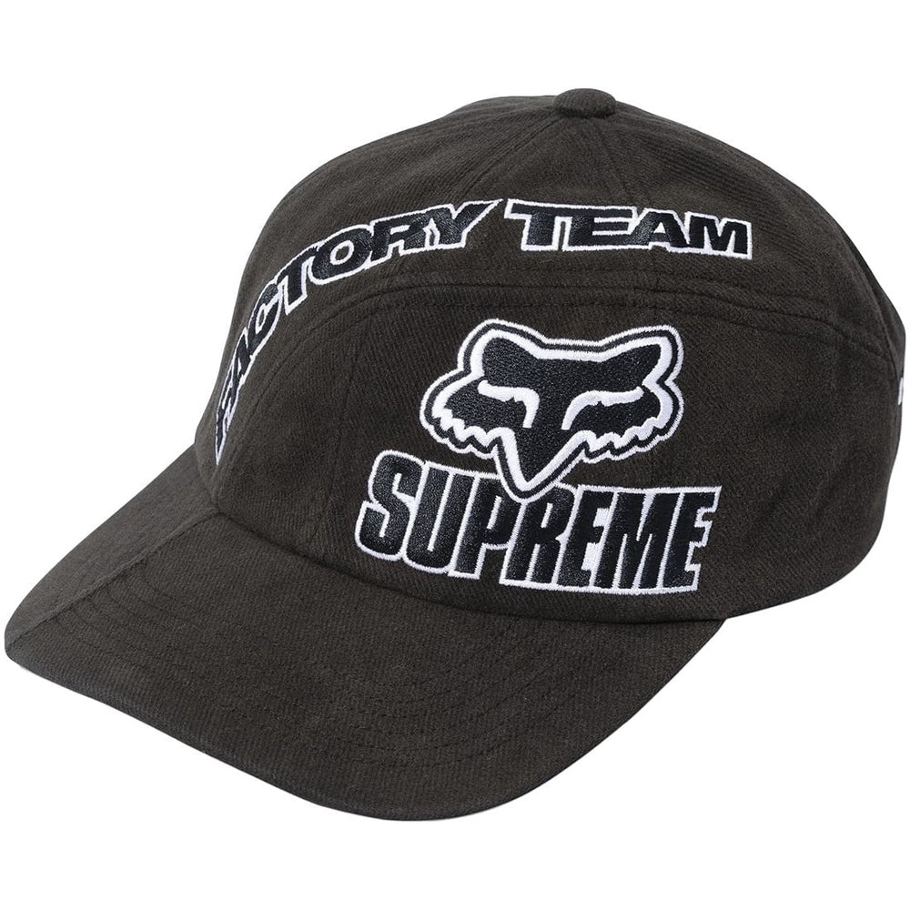 Casquette 6 panneaux Supreme x Fox Racing - Noir