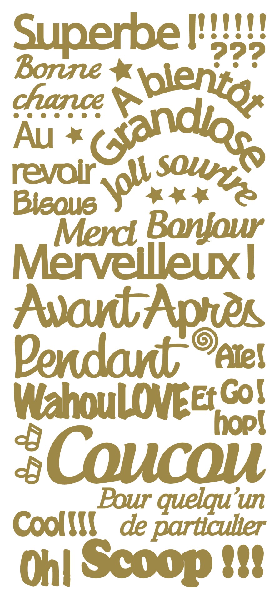 Peel Off Stickers - Coucou